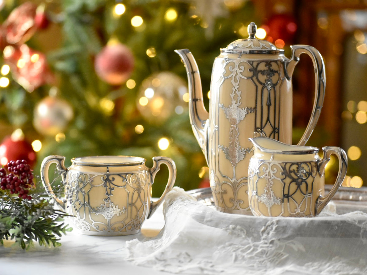 LENOX-SILVER OVERLAY】レノックス シルバーオーバーレイのデミタス