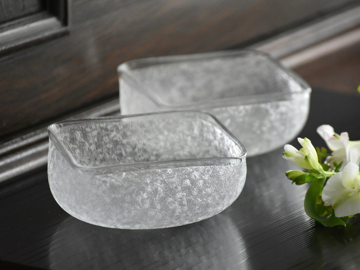 Antique Baccarat】アンティークバカラエッチングの器 – Antique