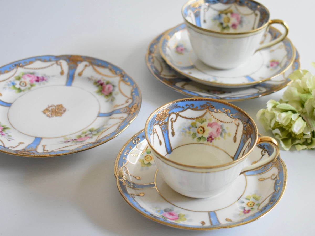 15枚セットNoritake ノリタケ ディープ プレート 330cc 9984 ノリタケのティートリオセット（ペア） – Antique Serendipity