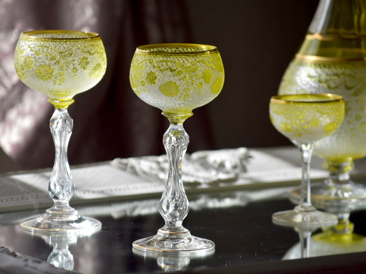 アンティークサンルイ【Antique St Louis】レモンイエロー ライン