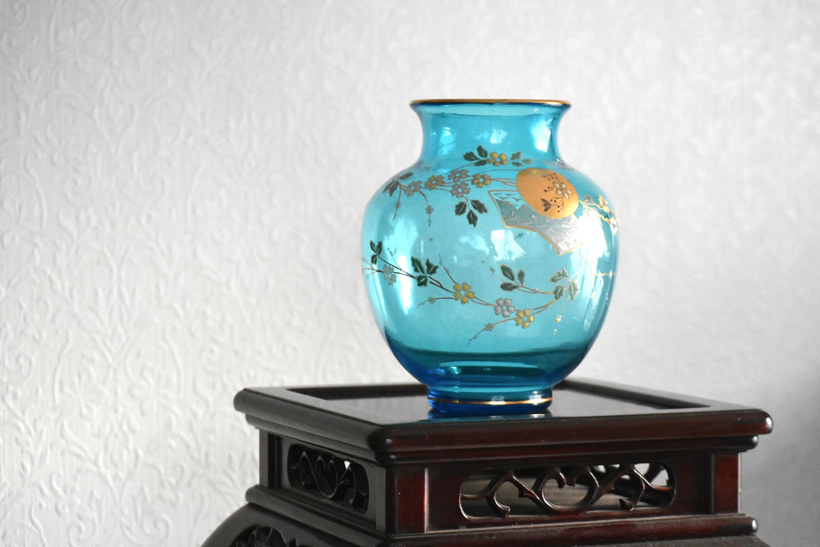 アンティークバカラ【Antique Baccarat】ジャポニスムの花瓶 – Antique