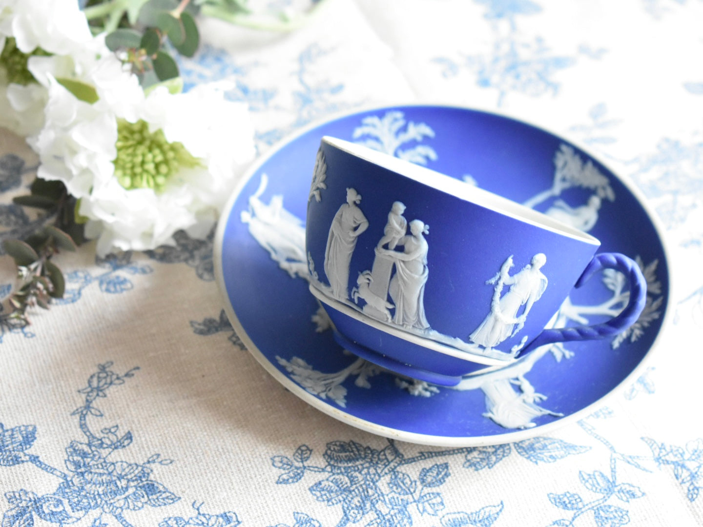 アンティークウエッジウッド【WEDGWOOD- Jasper ware】希少なC＆S