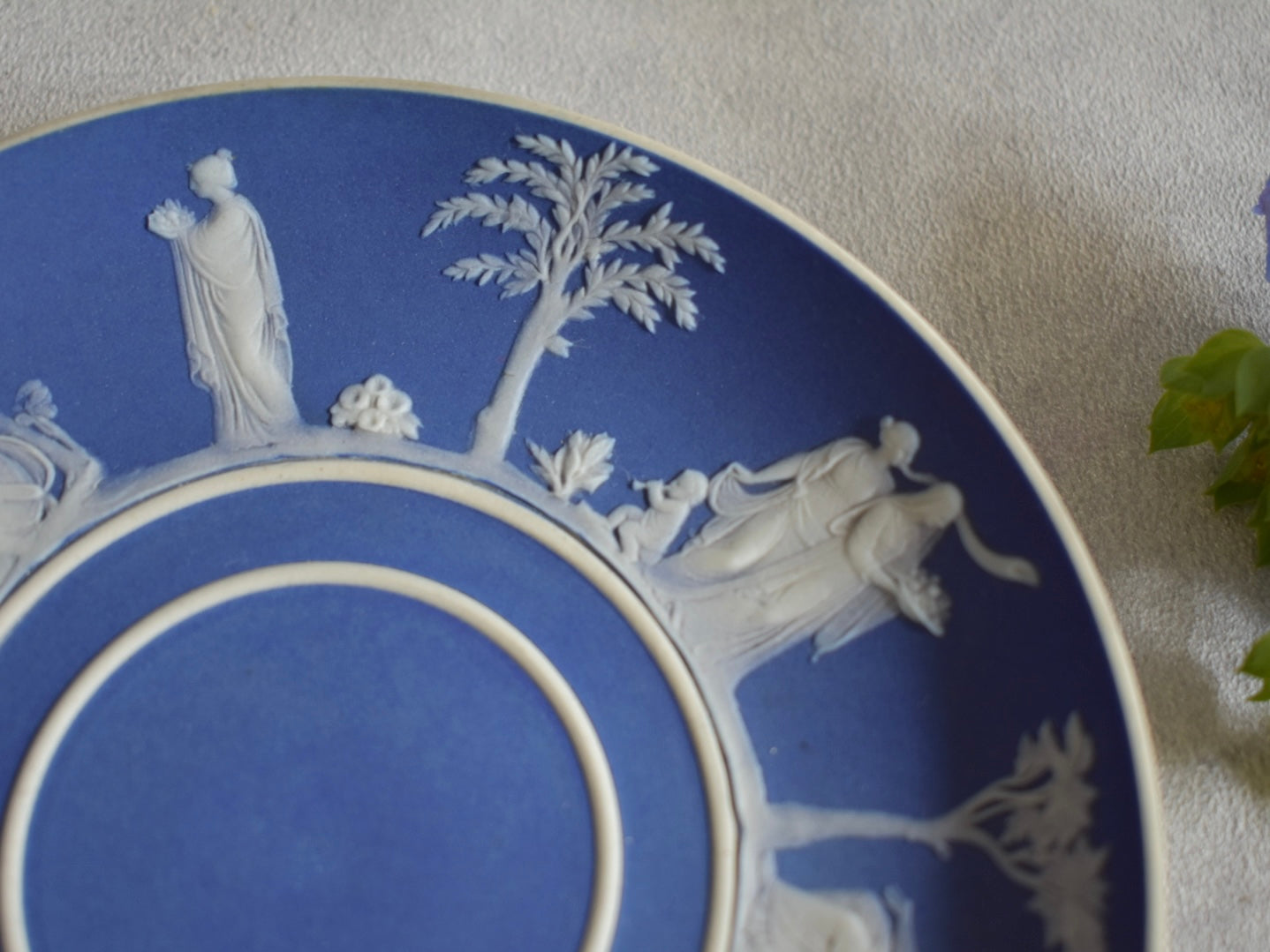 ☆WEDGWOOD750製ジャスパー帆船モチーフカフス・17.4g/IP-6156-