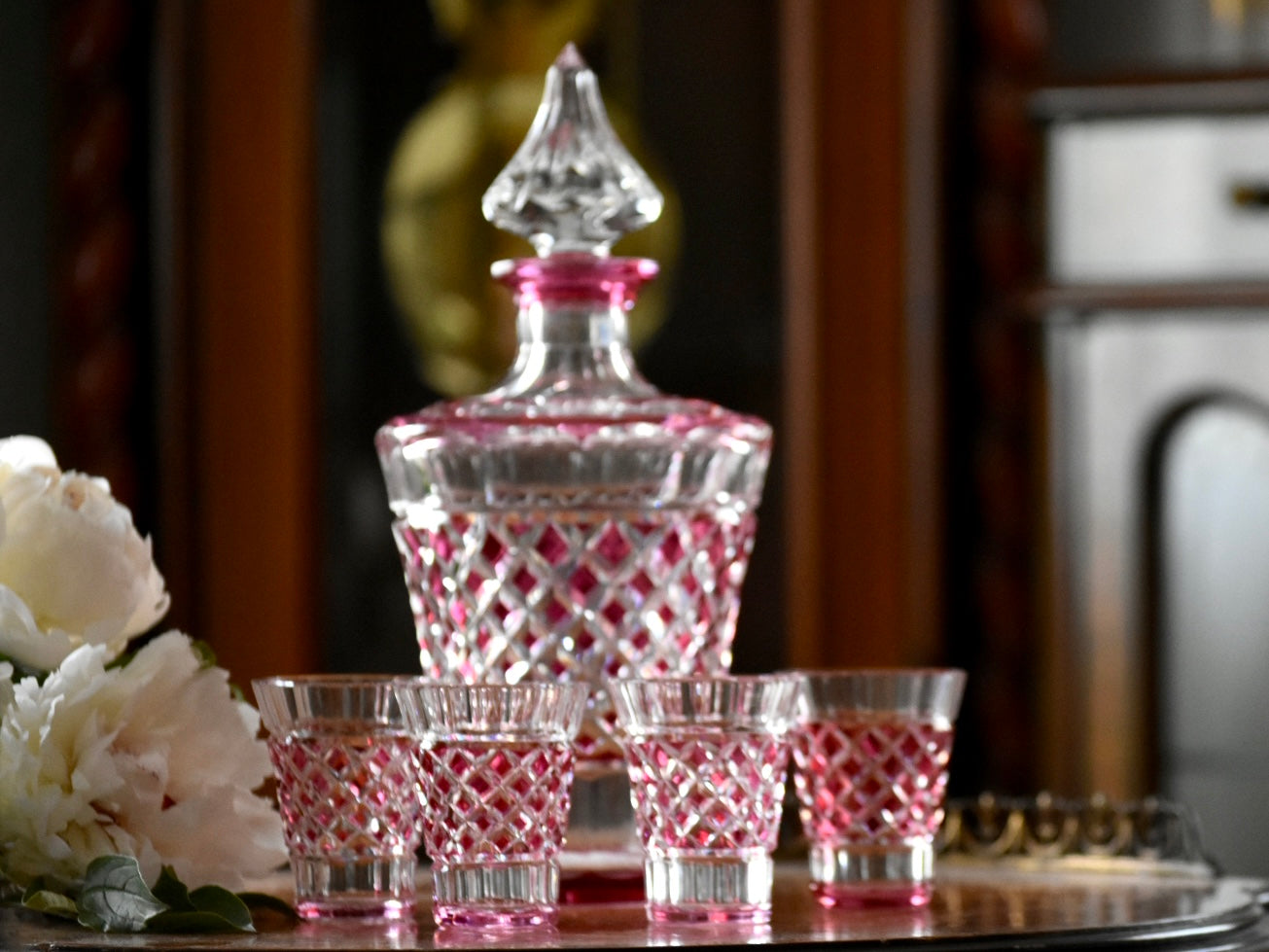 Val Saint Lambert ヴァルサンランベール 花の踊り ボックス ヴァル・サンランヴェール【Antique Val Saint-Lambert】 – Antique