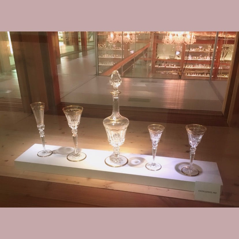 Saint Louis サンルイ　金彩ミニグラス　希少品 サンルイ【St Louis】金彩グラスｰEXCELLENCE(水用) – Antique Serendipity