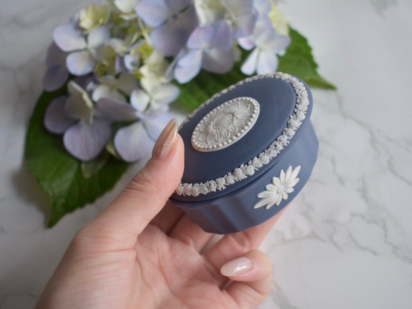 ヴィンテージウエッジウッド【WEDGWOOD- Jasper ware】トリンケット