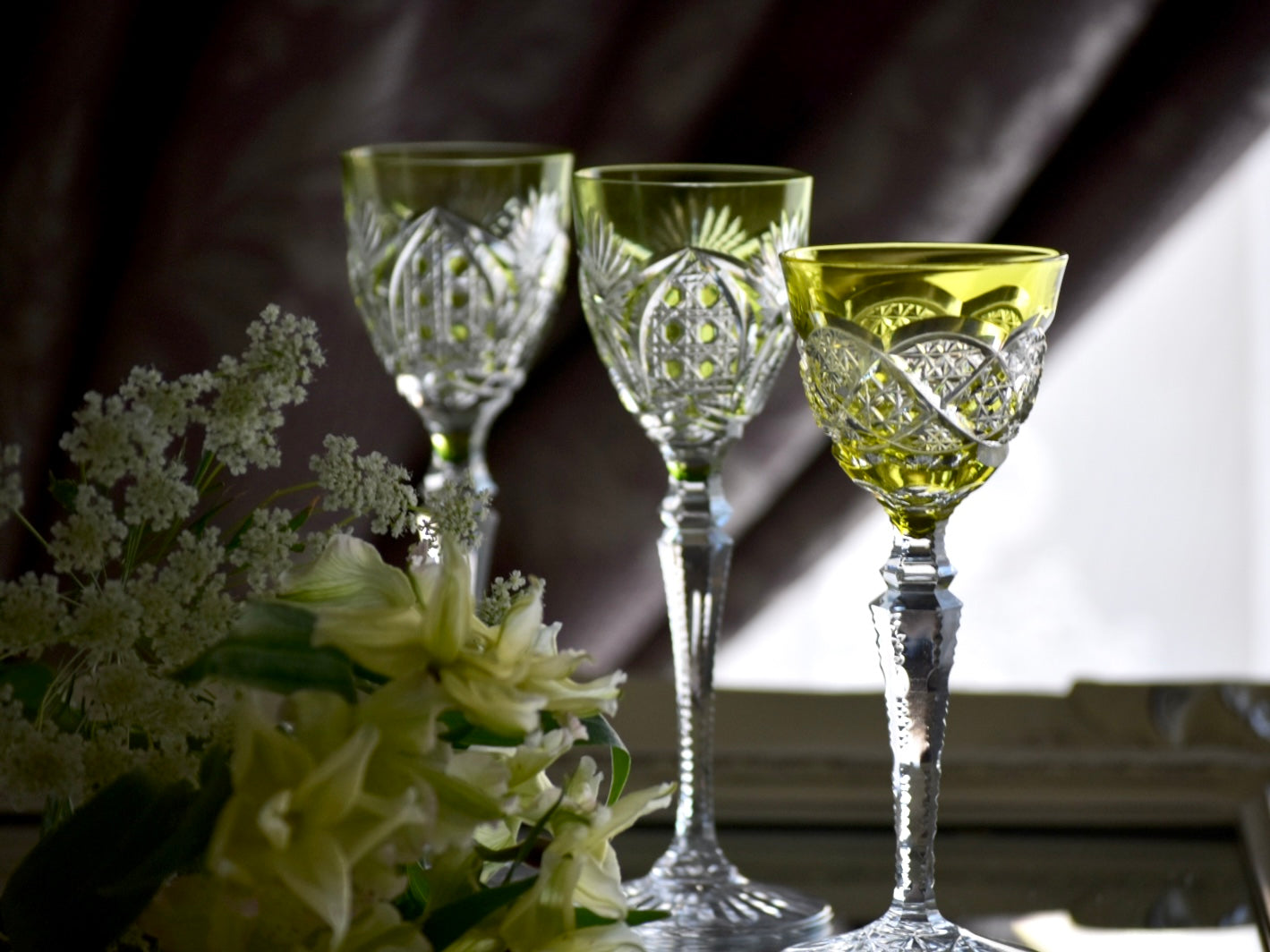 Val St Lambertヴァルサンランベール　カットが美しいクリスタルボウル 素敵♡美しいヴァルサンランベールVal St Lambertシャンパン